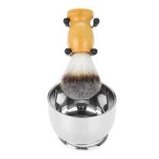 Classic beard kit with professional brush shaving set soap bowl