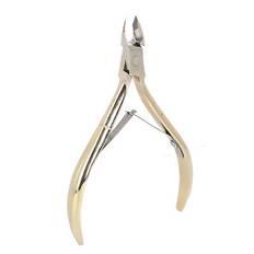 Cuticle nipper gold stainless steel cuticle nipper with protective cover for