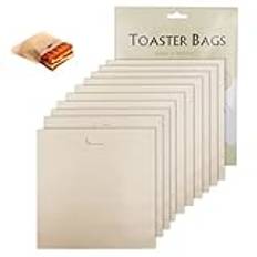 Poupangke Grilled Cheese Toaster Bags | Toaster Sleeves Bread Bags, Cheese Bags, Heat Resistant Oven Bags, Sandwich Bags Non Stick