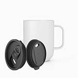  Sliding Lids for Ember 10 oz Coffee Mug Lids, Lids Replacement  for Ember Temperature Control Smart Mug 2 10oz Splash Proof & Spill Proof  (2 Black): Home & Kitchen