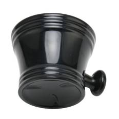 Shaving bowl black plastic large capacity comfortable grip portable sha aus