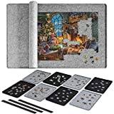 Puzzle Sorting Trays with Lid Black Jigsaw Puzzle Accessories for Adults  Sorter Separating Box Organizer Holder Fits Up to 1500 Pieces Puzzle Table