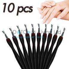 10 pcs cuticle pusher trimmer cutter remover pedicure manicure nail art tool kit