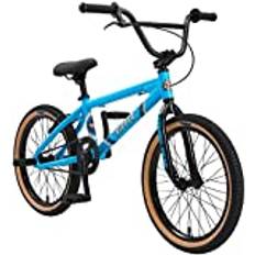 SE Bikes Ripper BMX 20 Inch for Adults and Teenagers 140-165 cm Bicycle Freestyle Wheel for Tricks in the Skate Park (SE Blue)