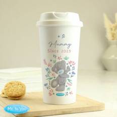 Me To You Personalised Floral Travel Mug