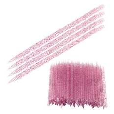 (purplish red)100x disposable nail cuticle pusher double end cuticle dts