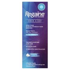 Regaine for women once a day extra strength scalp foam 2 month supply - 73ml