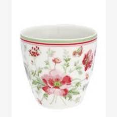 Greengate Mini Latte Cup Blumenwiese MEADOW white