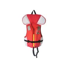 (18016c red, for 35 to 85 lbs) Child Life Jacket Kid Swim Trainer Life Vest PFD with Head Supportive Swimsuit