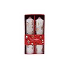 CGB Giftware | Christmas The Nutcracker Pillar Advent Candles | Pack of 2 | Numbered 1 – 25 | Every Day | Family Tradition | Gift Box | Joy to The World Range | GB05809