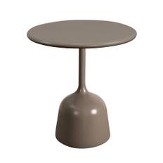 Cane-Line - Glaze Outdoor Coffee Table ⌀ 45cm - taupe/pulverbeschichtet/Hx⌀ 45x45cm (45.0 x &#8960;45.0cm)