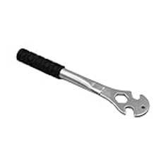 Aizuoni Pedal Wrench | Heavy Duty Bike Pedal Tool, Includes 15mm/9/16-inch/24mm Hexagon Holes - Long Handle, Multifunctional Spanner Repair Tool, Precise Fitting