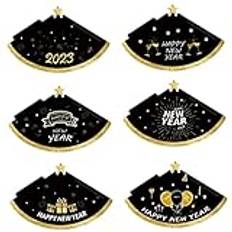 Didiseaon 6pcs Party Funny Paper Hat 2023 New Years Decoration New Years Eve Party Supplies 2023 Happy New Year Party Cap 2023 New Year Party Hats Down Party Hat Apparel Child Aldult