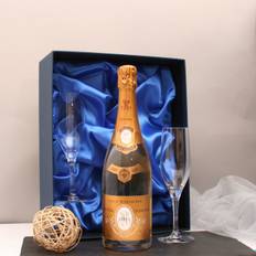 Personalised Louis Roederer Cristal Champagne Set with Flutes