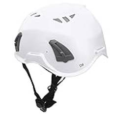 Climbing Helmet, GUB D8 Rock Hiking Climbing Helmet Womens Kids Adults Caving Work Helmet for Mens Lightweight for Rappelling and Mountaineering(White)