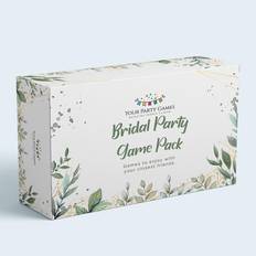 Bridal Shower Party Games | 6 Game Bundle Delivered - Eucalyptus / 40 Player Games Delivered