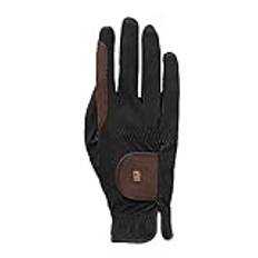 Roeckl Sports equestrian gloves MALTA WINTER, winter riding glove, black/mocha 6