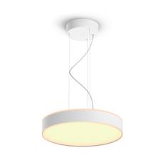 Philips Hue Enrave White Ambiance Smart Suspension Ceiling Light. Works with Alex, Google Assistant and Apple HomeKit, White