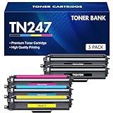 Palmtree Compatible Brother TN-243CMYK Toner Value Pack TN247 Toner  Cartridges Brother DCP-L3550CDW Toner DCP-L3510CDW HL-L3230CDW HL-L3210CW