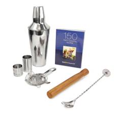 TUFF LUV 7pc Manhattan Cocktail Shaker Set with free cocktail recipes