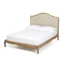 Sienna Bed & Bedside Table Set - Natural / Weathered Oak, King