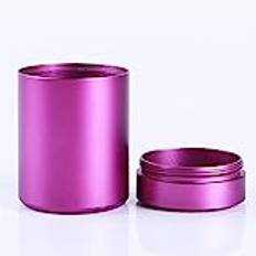 Toporchid Tea Caddy Mini Storage Boxes Sealed Coffee Powder Cans Tea Leaves Container Portable Travel Tea Caddy Organizer(Purple）