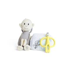 Matchstick Monkey Soother & Play Gift Set - Yellow