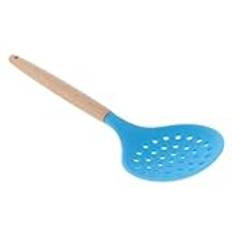 TOPBATHY Silicone Spoon Strainer Scoop Colander Sieve Sifters Spaetzle Chips Skimmer Slotted Spoons for Cooking Ladle Baking Strainer Silicone Colander Hot Pot Non Stick Pan Wooden