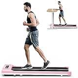 Home Fitness Code Treadmills for Home, Ultra Slim Under Desk Treadmill for  Home/Office, No Assembly Required, Pink 