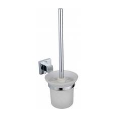 Kartell Pure Chrome Toilet Brush and Holder