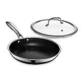 HexClad, Kitchen, 4 Inch Hybrid Nonstick Wok And Lid Dishwasher And Oven  Friendly Compatible Wi