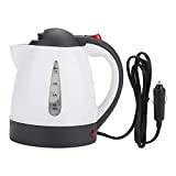 New digital display car electric kettle car 12v24v large truck boiling  kettle large capacity insulation 1000ML