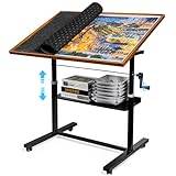 Jigsaw Puzzle Table Puzzle Board with Cover Puzzle Easel Tilting