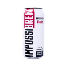 Impossibrew Enhanced Hazy Pale - Non Alcoholic IPA - 8 x 440ml Cans