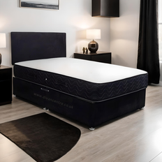 Pearl 4ft 6in Double Divan Bed with Memory Foam Mattress