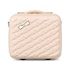 Ted Baker Women's Belle Fashion Lightweight Hardshell Spinner Luggage, Sand Dollar, Vanity Case, Luggage