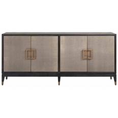 Bloomingville Shagreen Faux Leather 4 Door Extra Large Sideboard