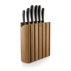 Robert Welch Book Oak Knife Block Set 7 Piece by Kooks Unlimited