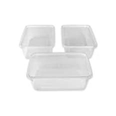 We Can Source It Ltd - 100 x 750ml Plastic Microwave Freezer Safe Food Meal Prep Recyclable Takeaway Containers and Lids Catering Grade Plastic BPA Free