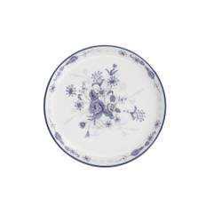 London Pottery Blue Rose Blue and White Cake Plate - Ceramic, 20 cm