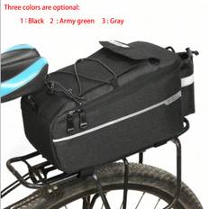 SHEIN pc Large Capacity Waterproof Cycling Camel Bag Mountain Bike Pannier Rack Bag Rear Seat Bag Bicycle Storage Equipment Bag