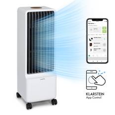 Klarstein Maxflow Smart, 3-in-1 Air Cooler, Fan, Humidifier, 5L, WiFi, Remote Control, 2 x Ice Packs