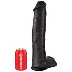 Pipedream King Cock 15 Inch with Balls Black
