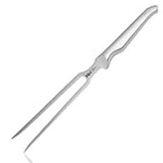 Furi Pro Carving Fork 18cm,Long, Sturdy prongs Ideal for Forking The Largest of roasts, Unique Reverse-Wedge, Anti-Fatigue Handle Locks into Hand for a Safer Grip, 25-Year Guarantee, Silver