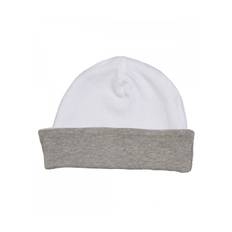 Babybugz Reversible Slouch Hat BZ44 White/Heather Grey One Size Colour
