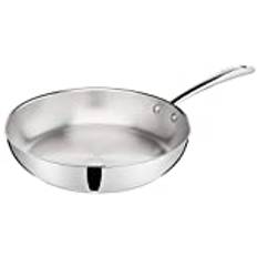 Lagostina ACCADEMIA LAGOFUSION 011116040126 Frying Pan 26 cm 18/10 Stainless Steel Suitable for All Heat Sources Including Induction with Riveted Handle