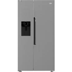 Beko ASP342VPS American Style Fridge Freezer with Plumbed Water, Ice Dispenser and HarvestFresh Technology