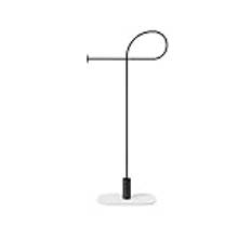GLigeT Coat Rack Stand Minimalist Does Not Take Up An Area of Hanging Clothes Rack Living Room Bedroom Corner Coat Rack Art Flooring Clothes Rack Marble Base Clothes Rack Coat Hanger Stand(Black)