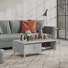 AUUIJKJF Home Items,Coffee Table Concrete Grey 90x60x35 cm Engineered Wood,suit furniture