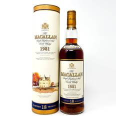 Macallan 1981 18 Year Old Single Malt Scotch Whisky, 70cl, 43% ABV